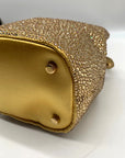 Versace La Medusa Gold Embellished Bucket Bag