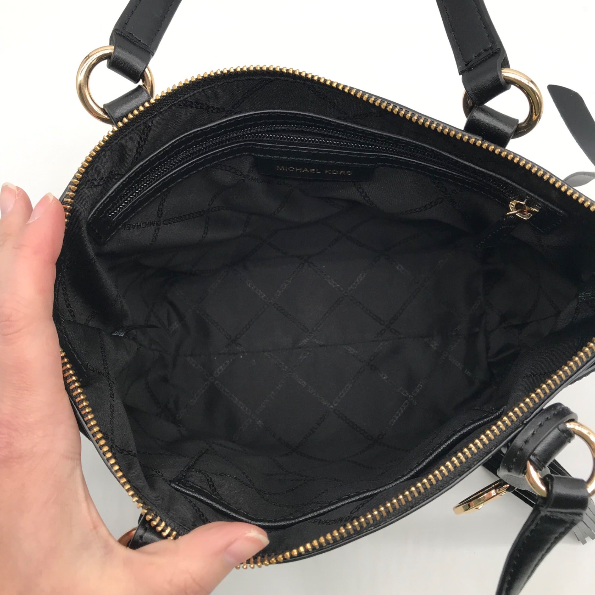 Michael Kors Black Saffiano Leather Sullivan Tote