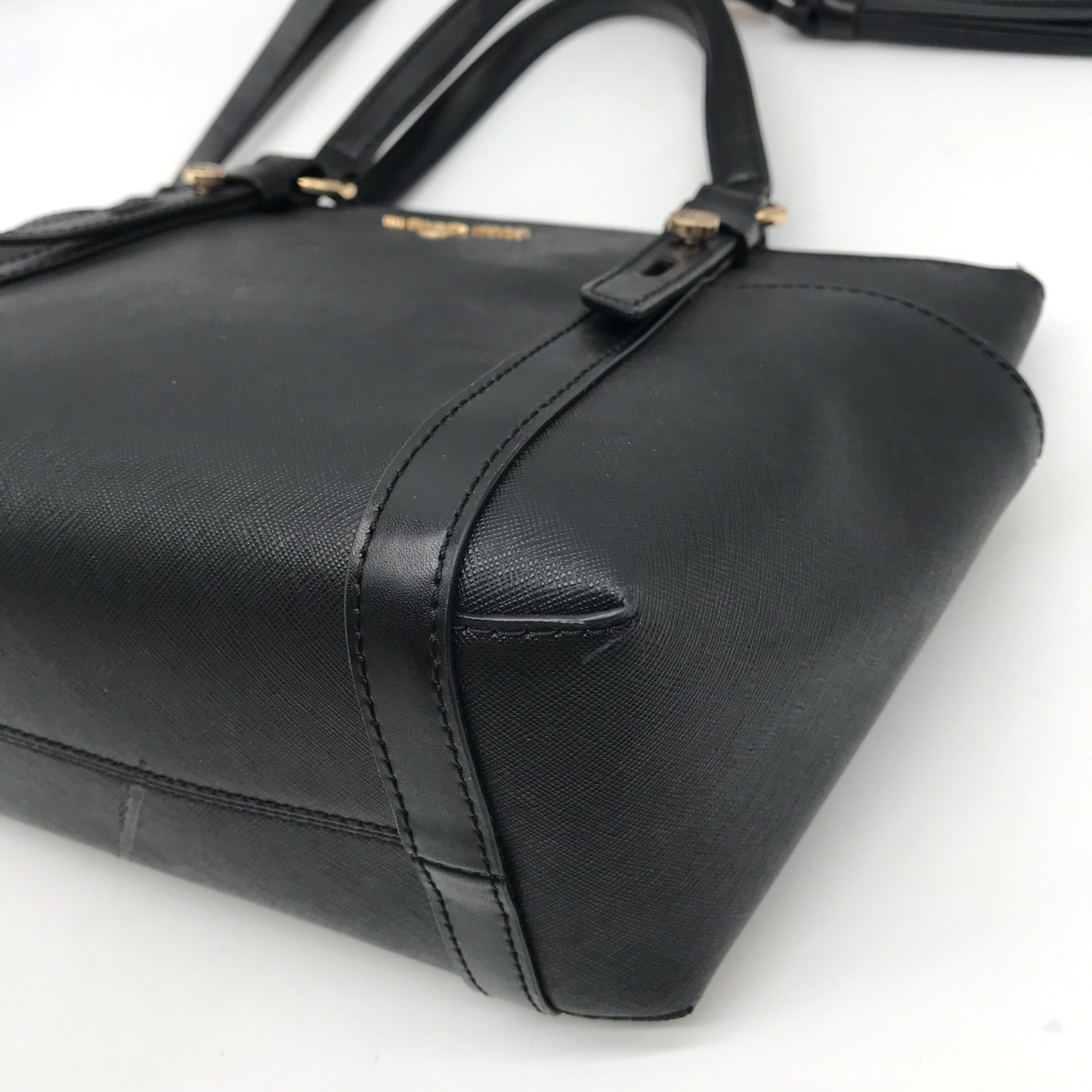 Michael Kors Black Saffiano Leather Sullivan Tote