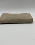Gucci Beige Guccissima Leather Zip-Around Wallet