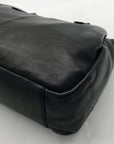 Margot Black Leather Marcy Tote Bag
