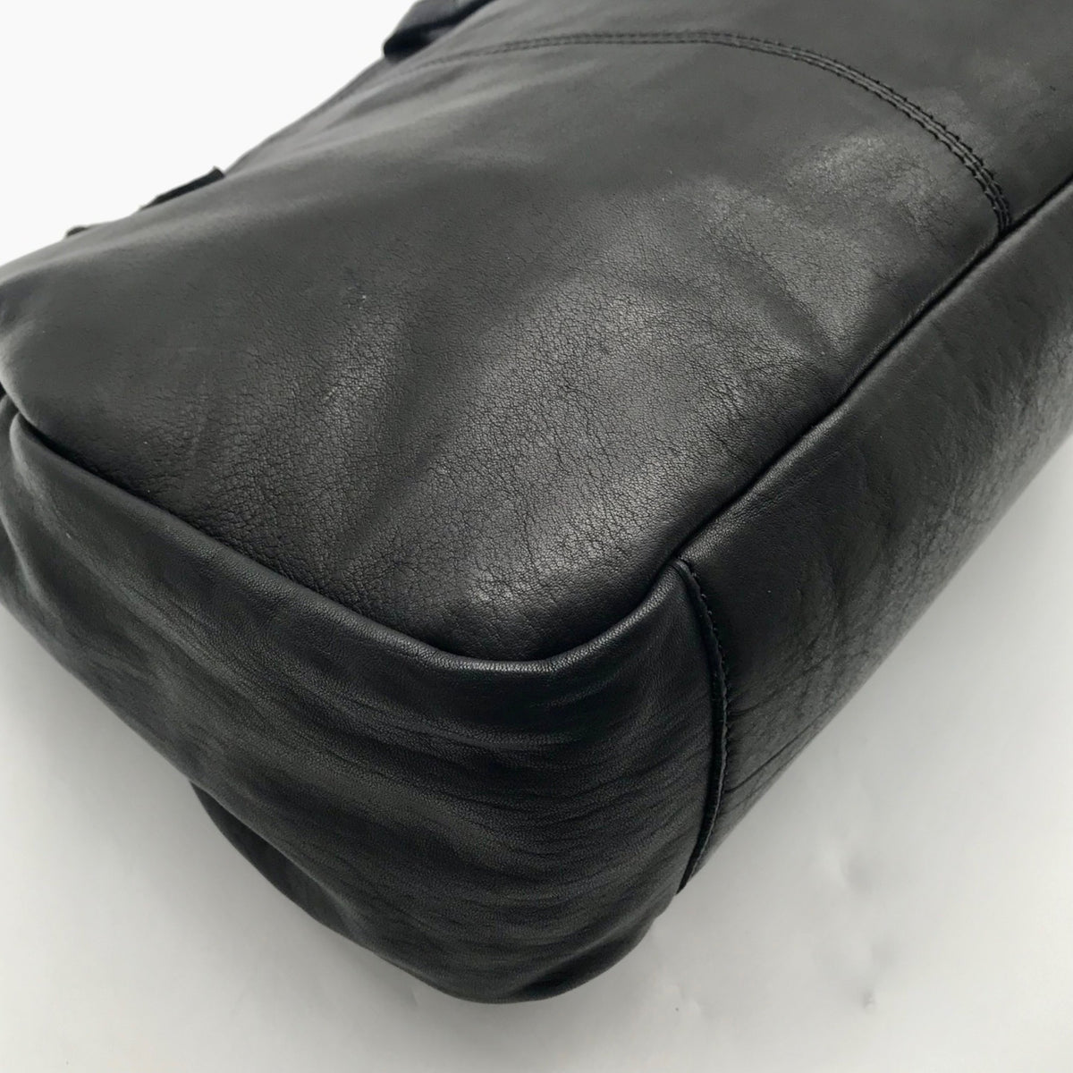 Margot Black Leather Marcy Tote Bag
