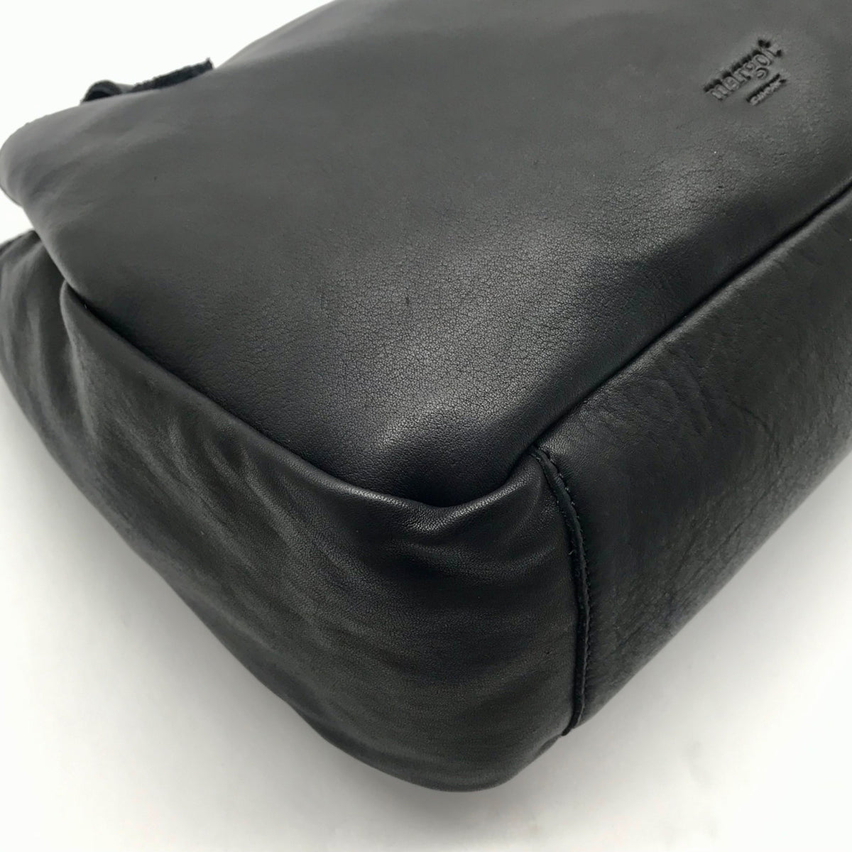 Margot Black Leather Marcy Tote Bag