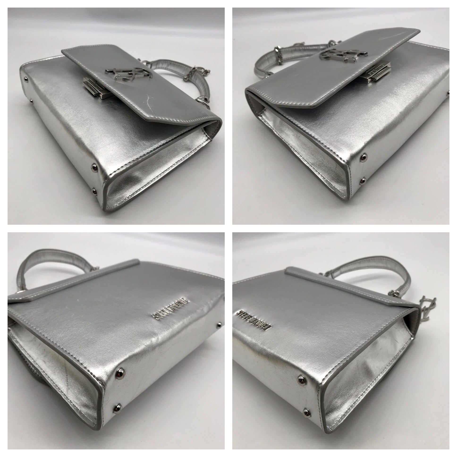 Steve Madden Silver Blattuca Convertible Crossbody Bag