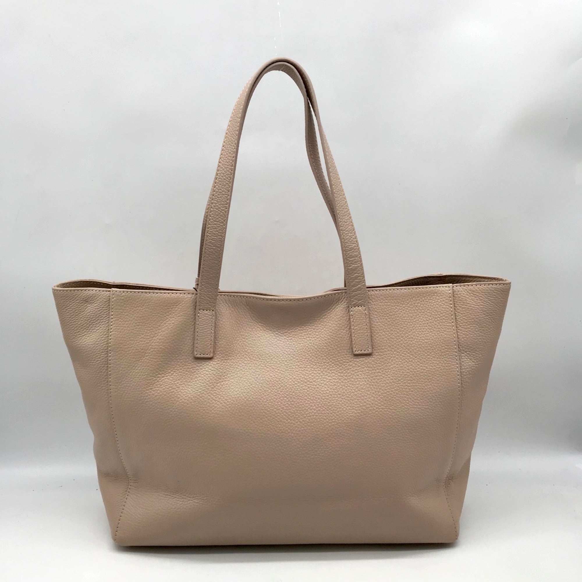 M.I.L.A Beige Large Tassel Tote Bag