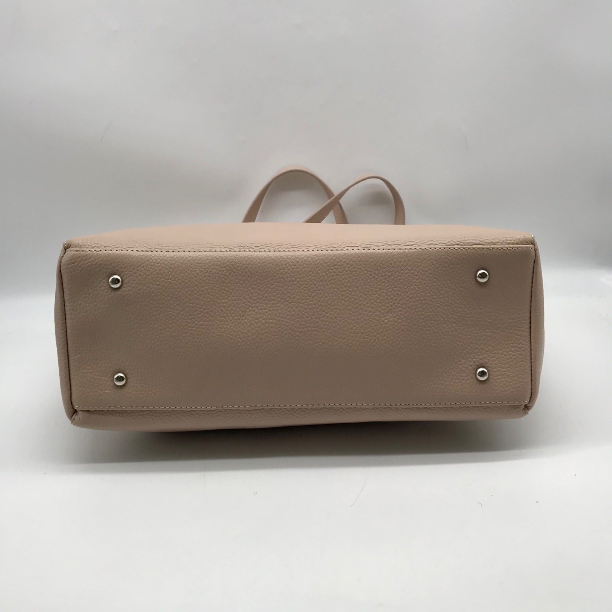 M.I.L.A Beige Large Tassel Tote Bag