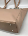 M.I.L.A Beige Large Tassel Tote Bag