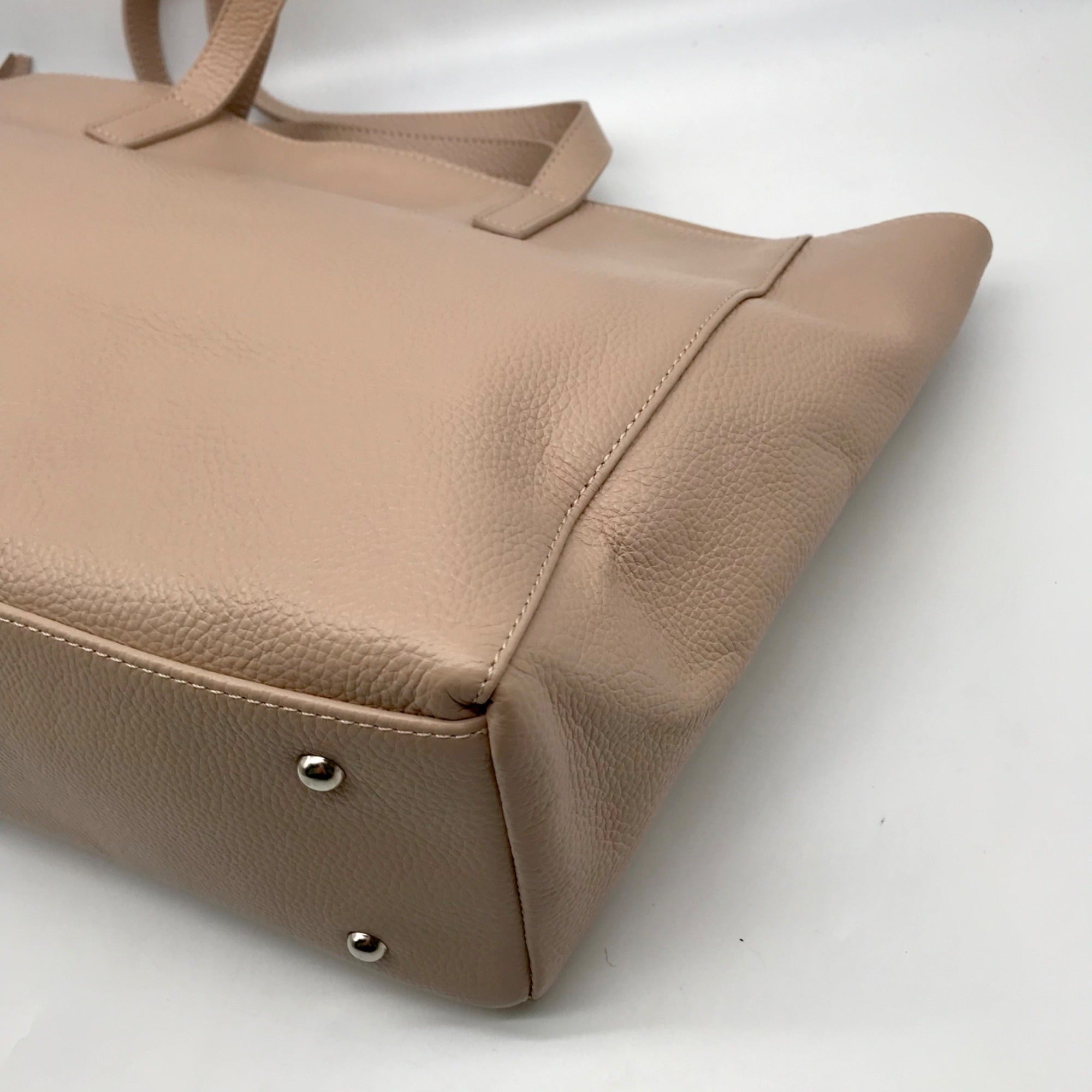 M.I.L.A Beige Large Tassel Tote Bag