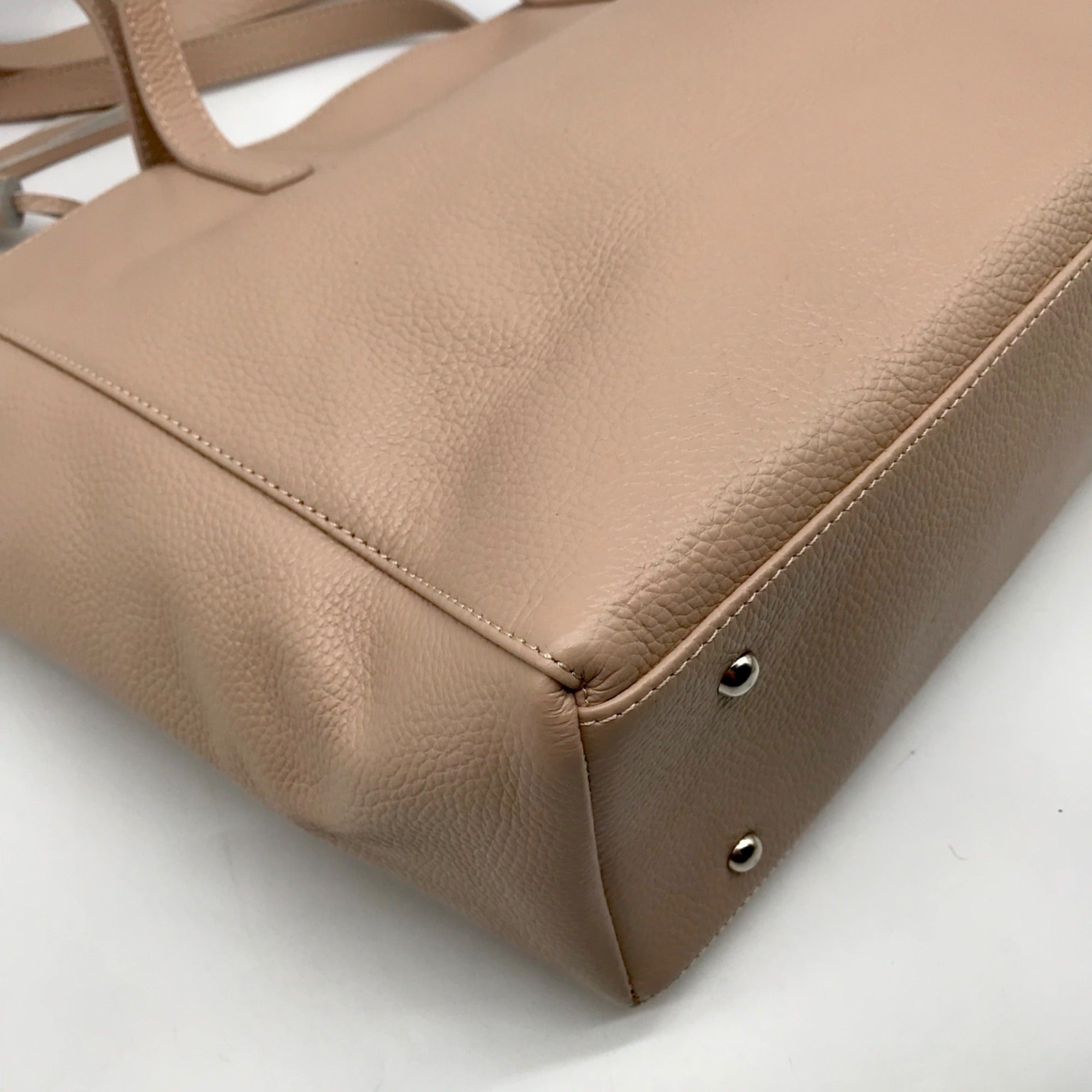 M.I.L.A Beige Large Tassel Tote Bag