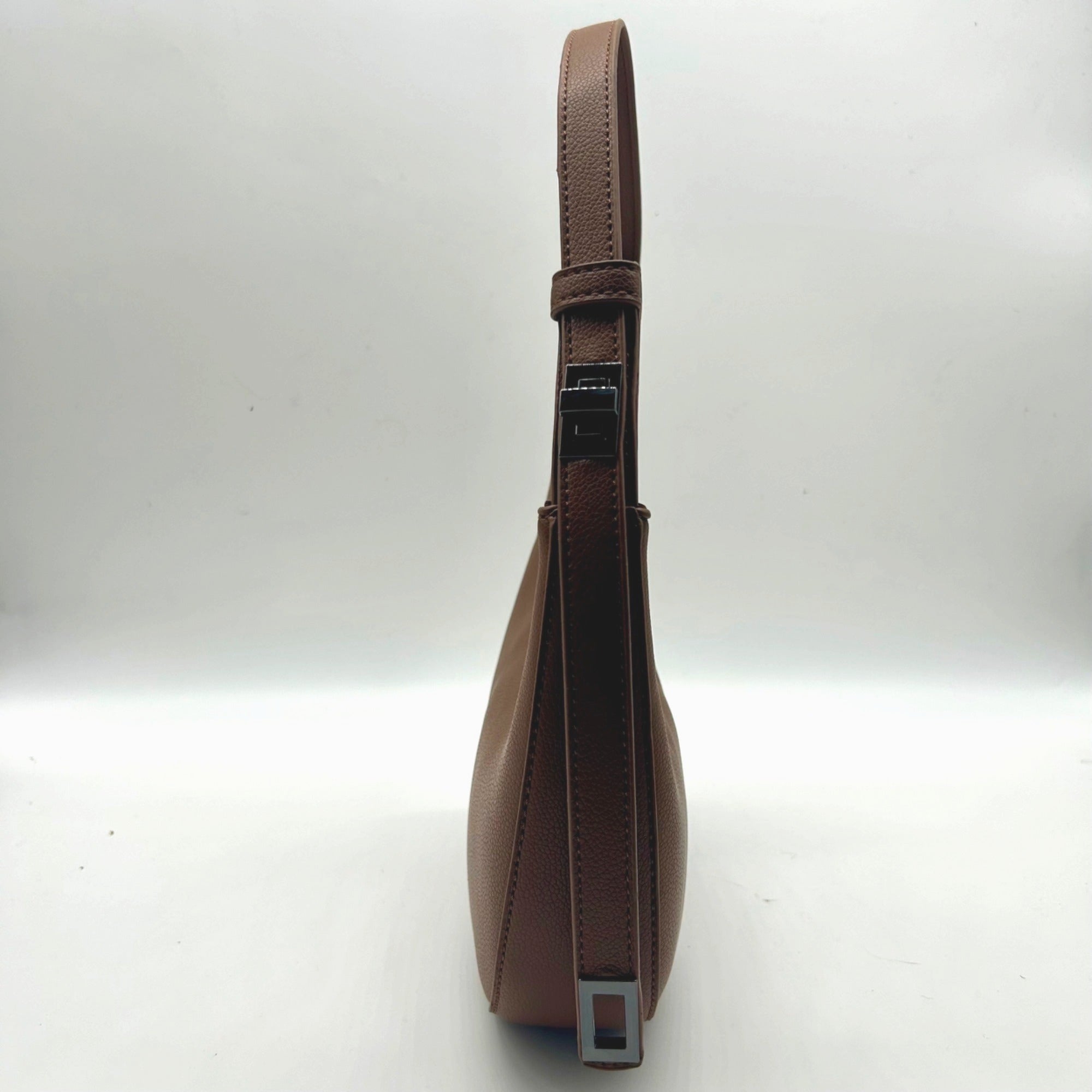 Like Dreams Zarina Brown Leather Small Shoulder Bag