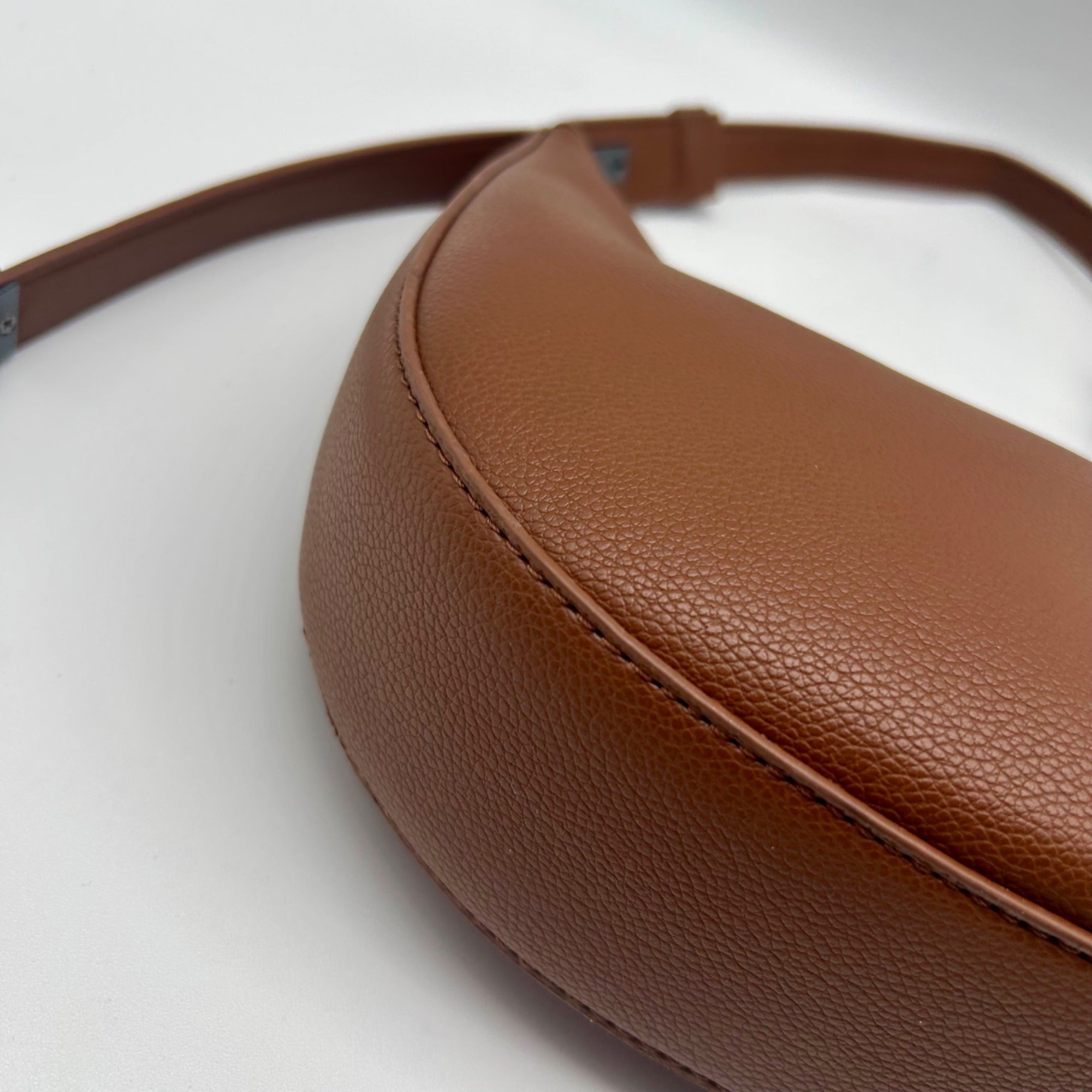 Like Dreams Zarina Brown Leather Small Shoulder Bag