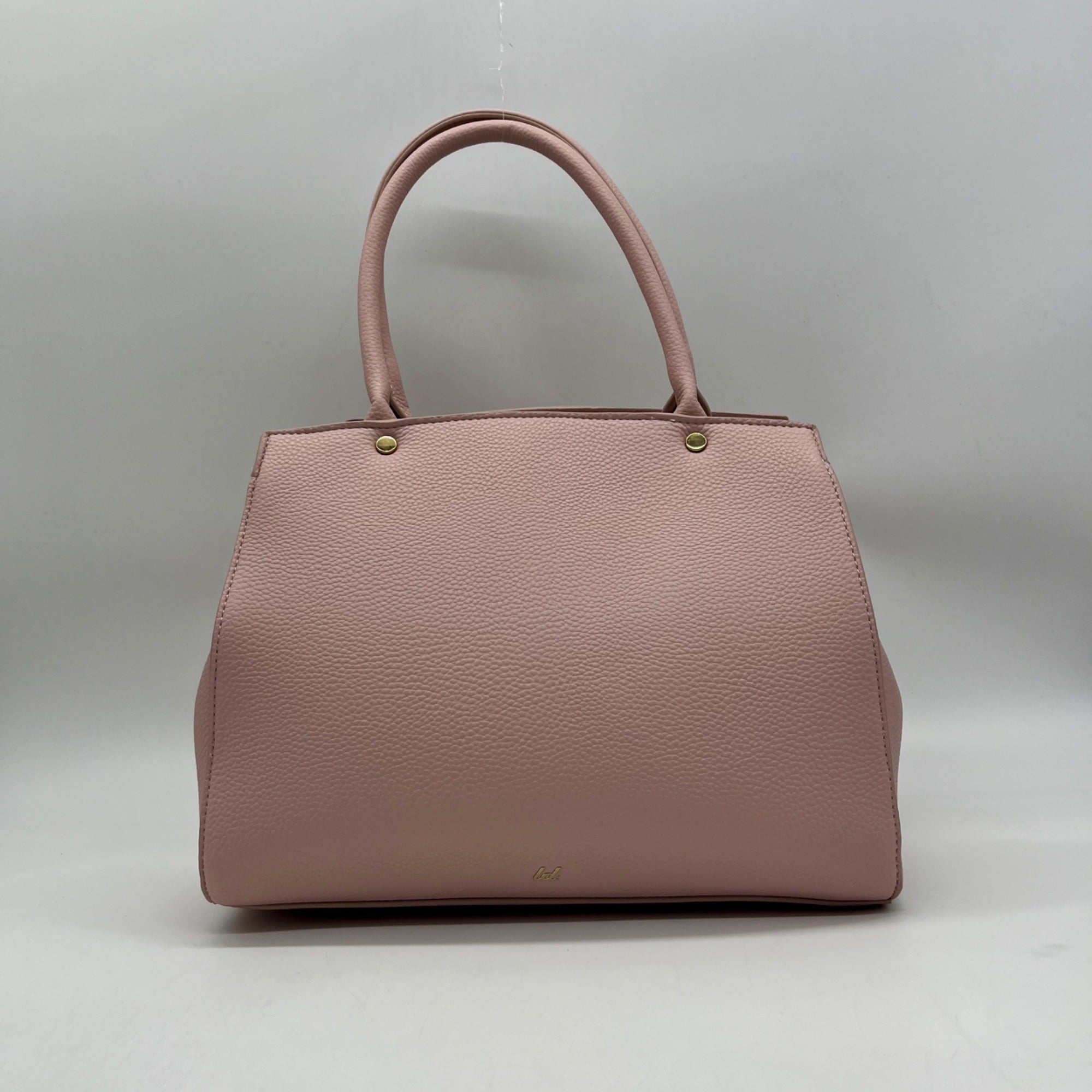 Like Dreams Women Pink Vegan Leather Park Bowtie Satchel