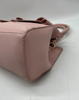 Like Dreams Women Pink Vegan Leather Park Bowtie Satchel