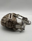 Coach Tan Signature Canvas Hobo Shoulder Bag 10840
