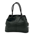 Sasha + Sofi Black Leather Braided Shoulder Bag