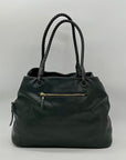 Sasha + Sofi Black Leather Braided Shoulder Bag