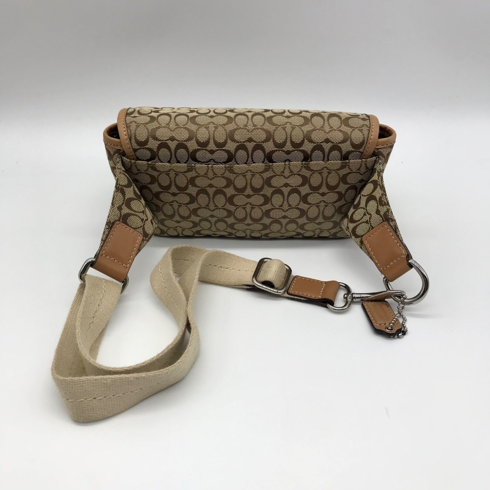 Coach Tan Signature C Belt Bag