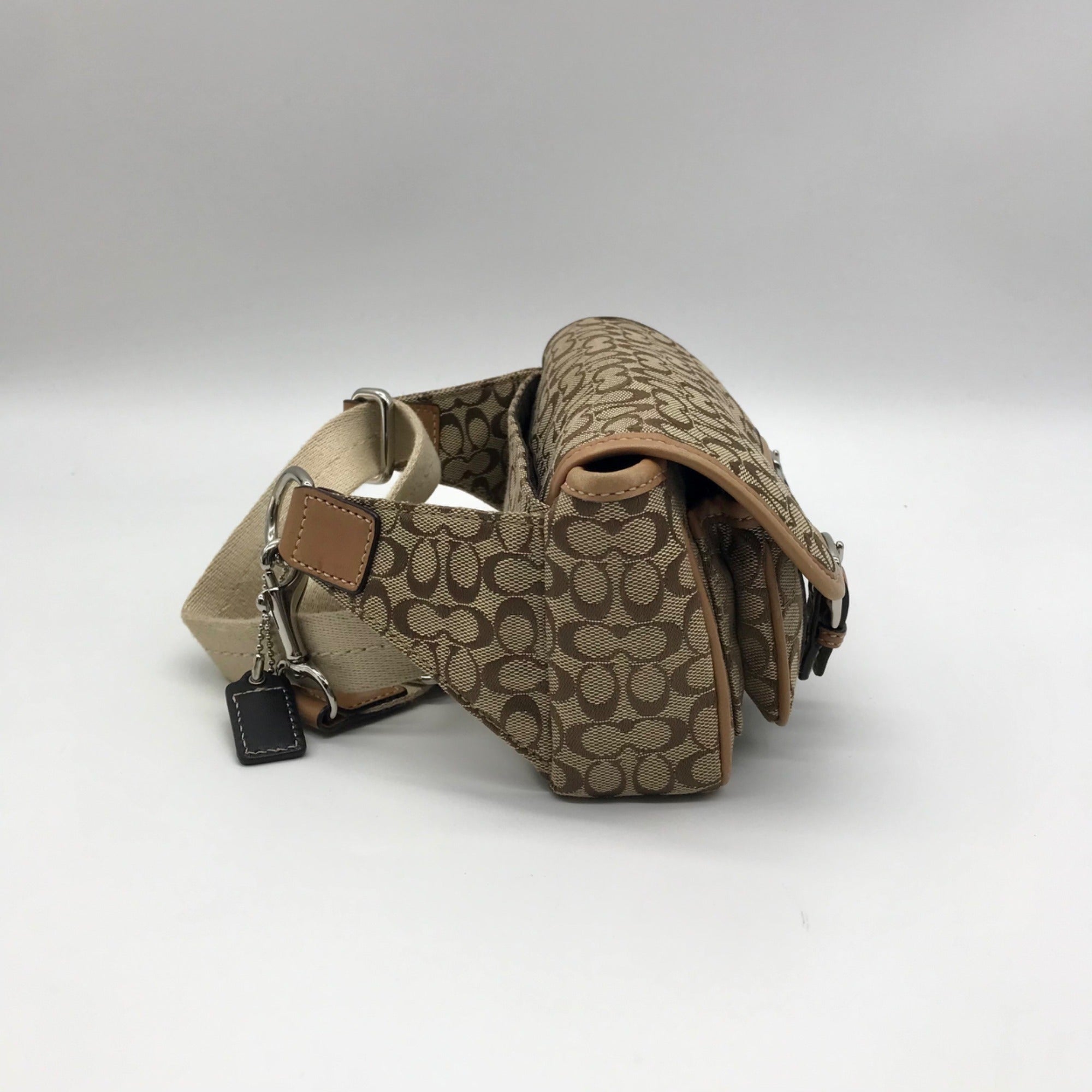 Coach Tan Signature C Belt Bag