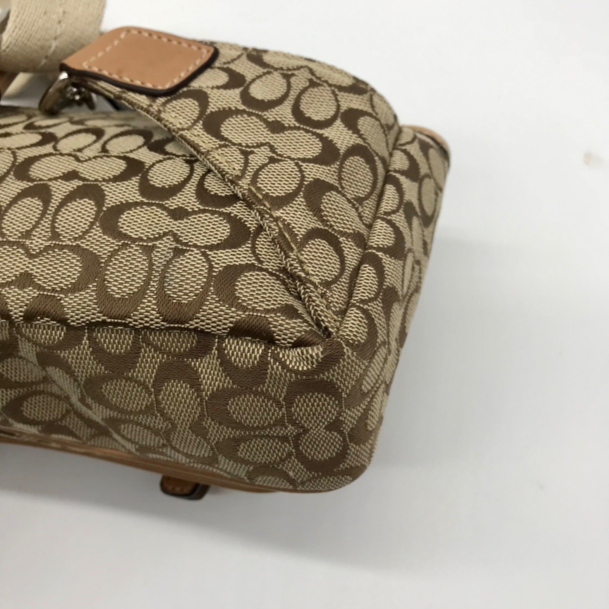 Coach Tan Signature C Belt Bag