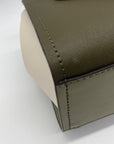 Michael Kors Marilyn Small Color-Block Saffiano Leather Messenger Bag