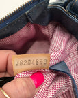 Dooney & Bourke Sky Blue Patent Leather 1975 Collection Shoulder Bag