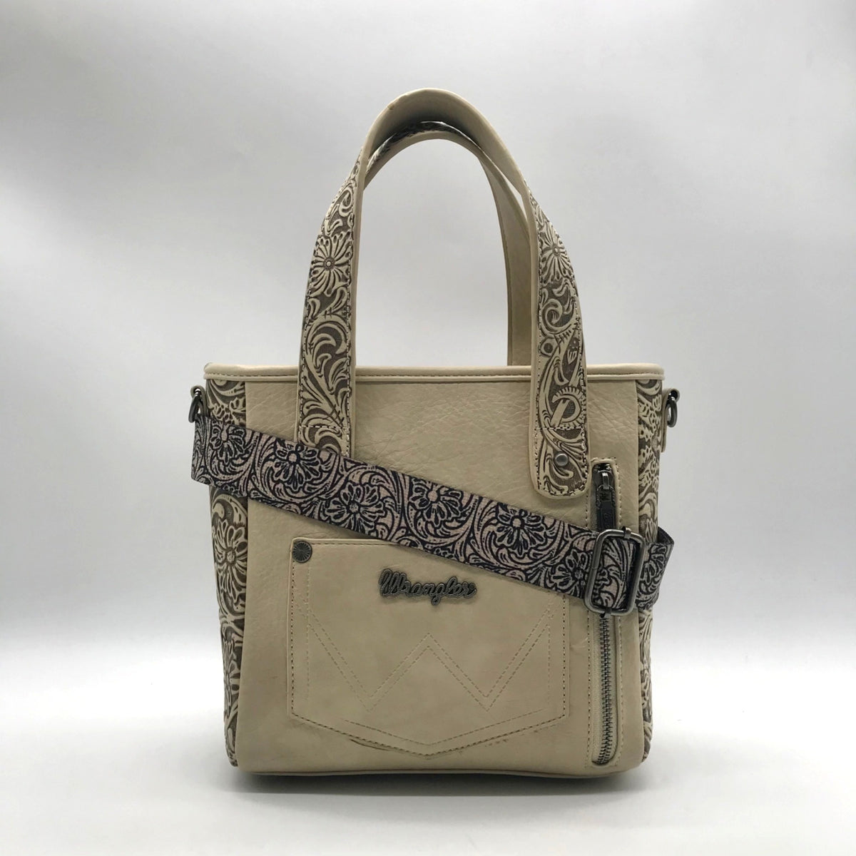 Wrangler Cowhide Fringe Concealed Carry Purse