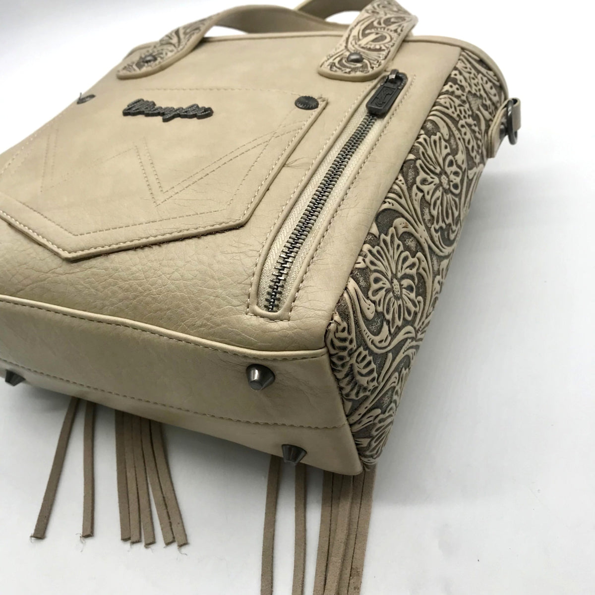 Wrangler Cowhide Fringe Concealed Carry Purse