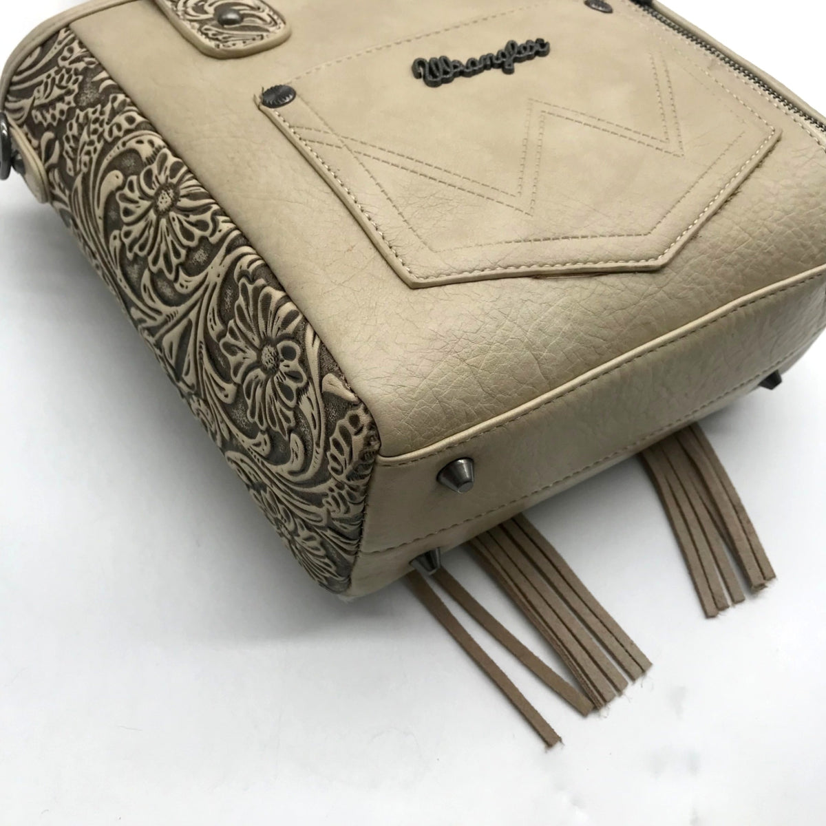 Wrangler Cowhide Fringe Concealed Carry Purse