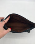 Coach X Jean-Michel Basquiat Holden Black Leather Clutch