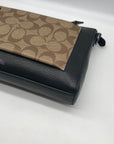 Coach X Jean-Michel Basquiat Holden Black Leather Clutch