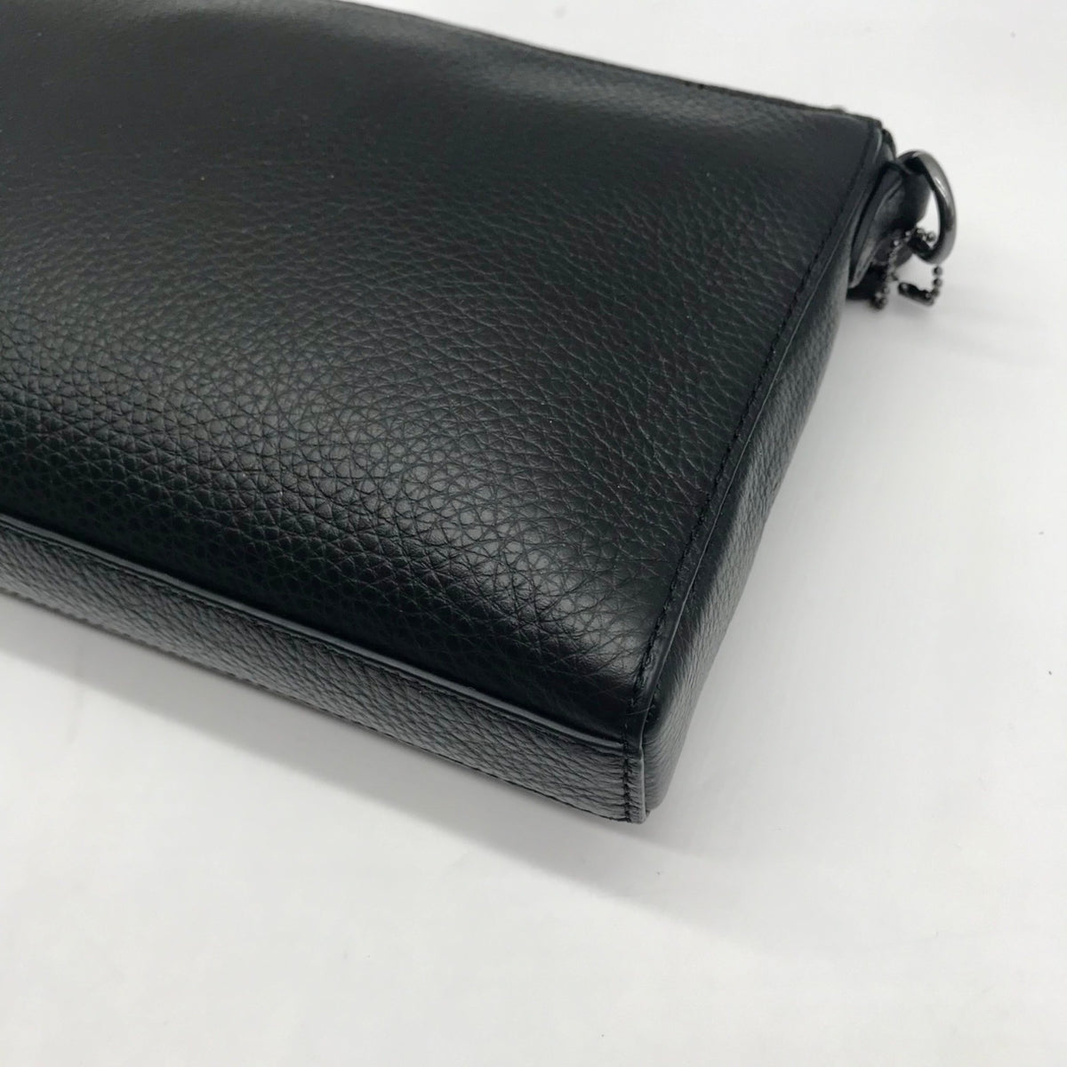 Coach X Jean-Michel Basquiat Holden Black Leather Clutch