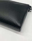 Coach X Jean-Michel Basquiat Holden Black Leather Clutch