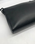 Coach X Jean-Michel Basquiat Holden Black Leather Clutch