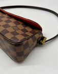 Louis Vuitton Brown Leather Canvas Recoleta Shoulder Bag
