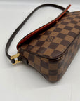 Louis Vuitton Brown Leather Canvas Recoleta Shoulder Bag