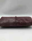 Hobo Purple Leather Lauren Clutch