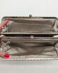 Hobo Purple Leather Lauren Clutch