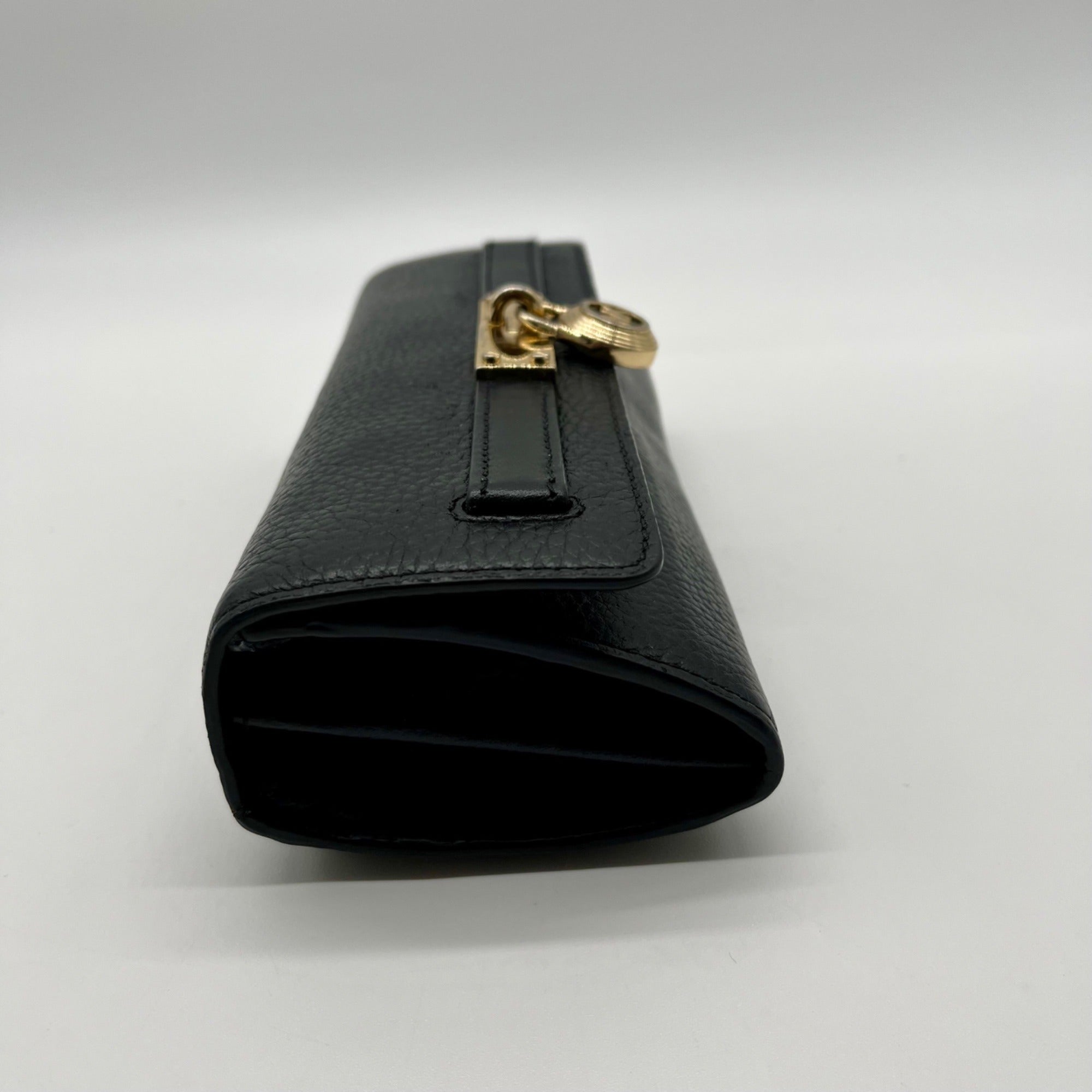 Michael Kors Black Pebbled Leather Wallet