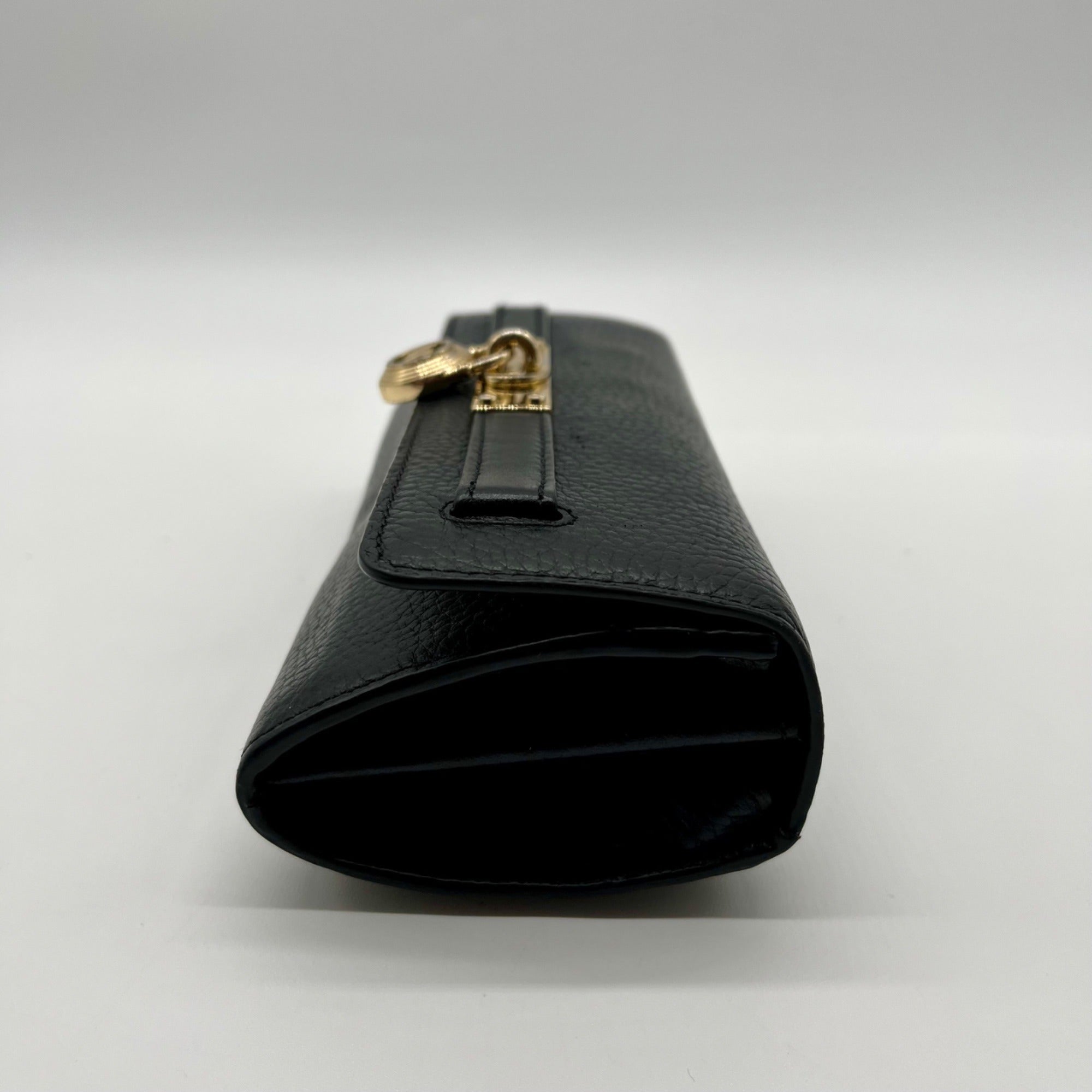 Michael Kors Black Pebbled Leather Wallet
