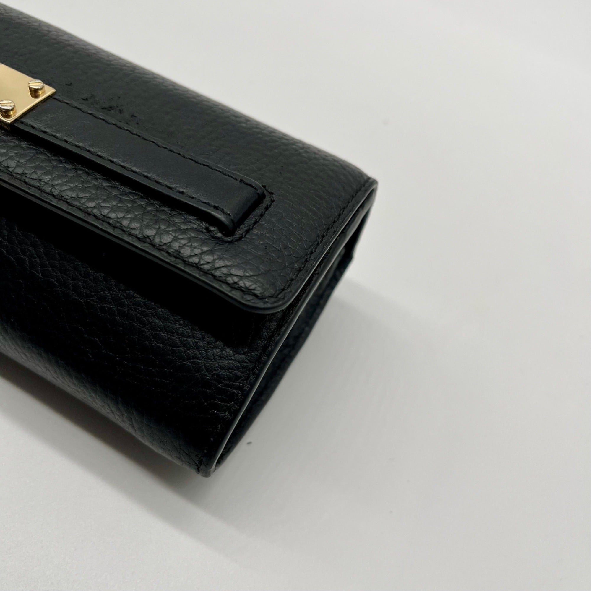 Michael Kors Black Pebbled Leather Wallet