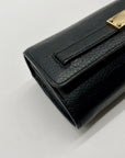 Michael Kors Black Pebbled Leather Wallet