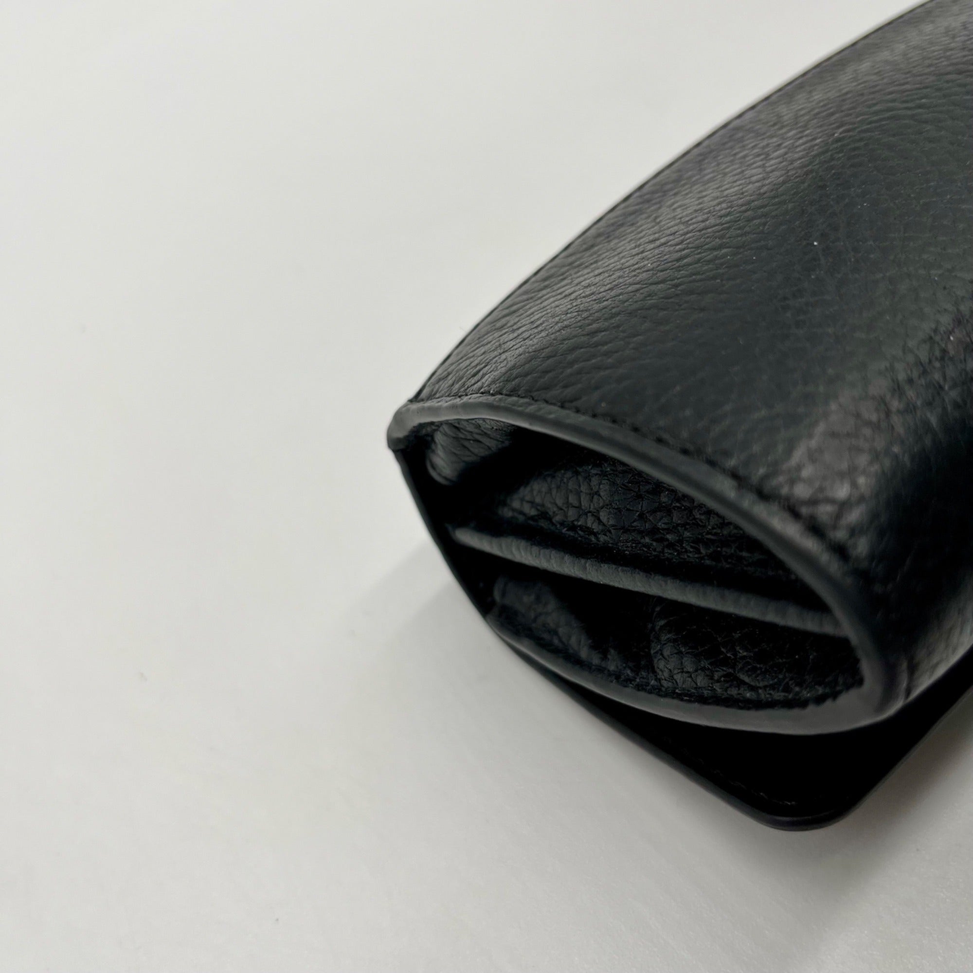 Michael Kors Black Pebbled Leather Wallet