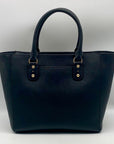 Michael Kors Black Saffiano Leather Studded Sandrine Tote