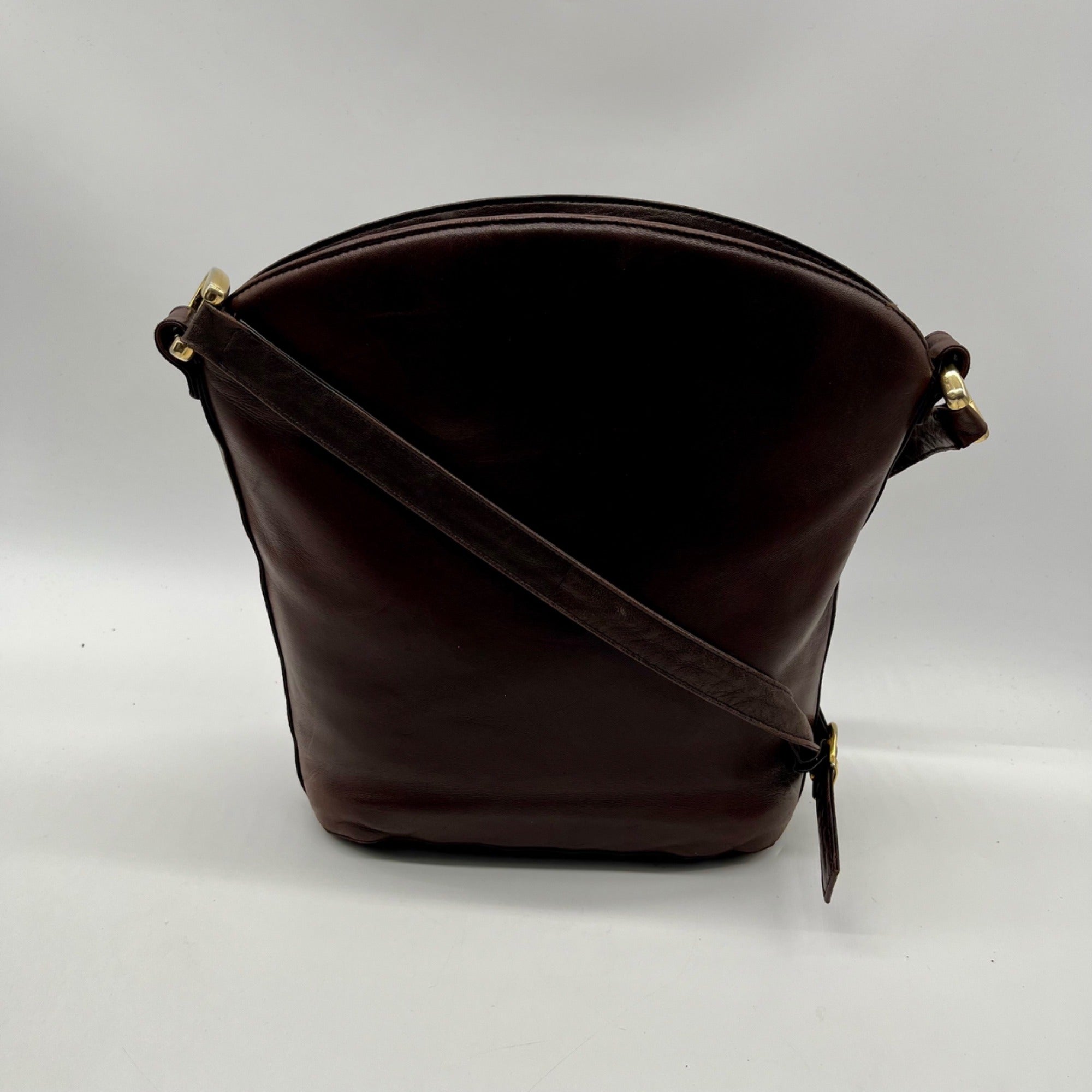Bruno Magli Brown Leather Crossbody