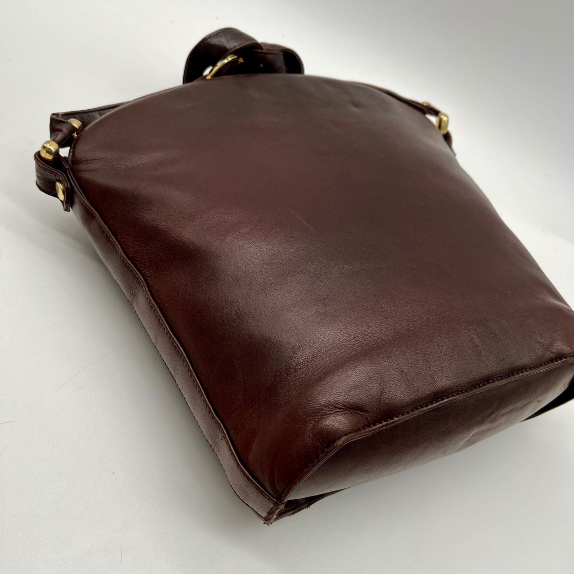 Bruno Magli Brown Leather Crossbody
