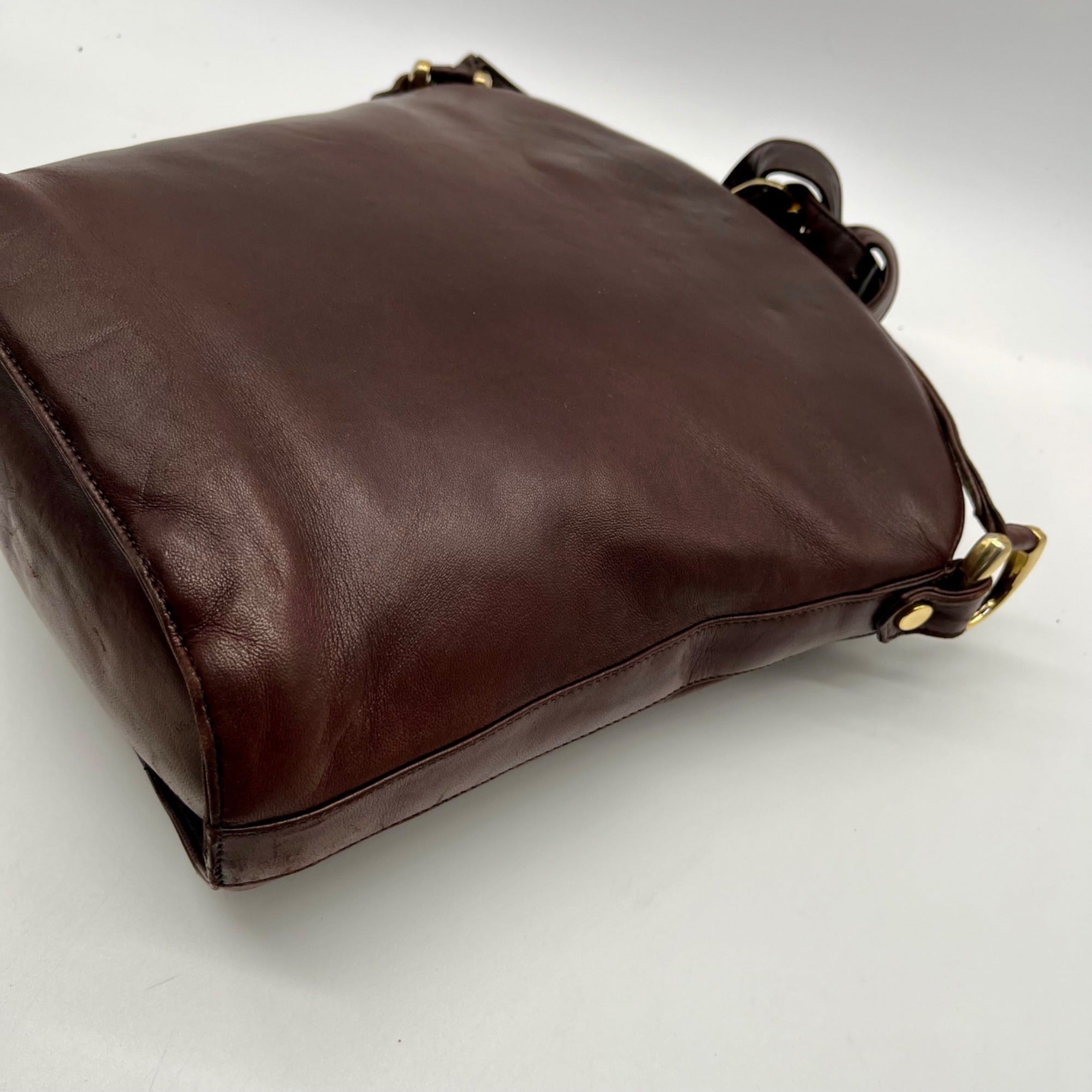 Bruno Magli Brown Leather Crossbody