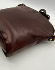 Bruno Magli Brown Leather Crossbody