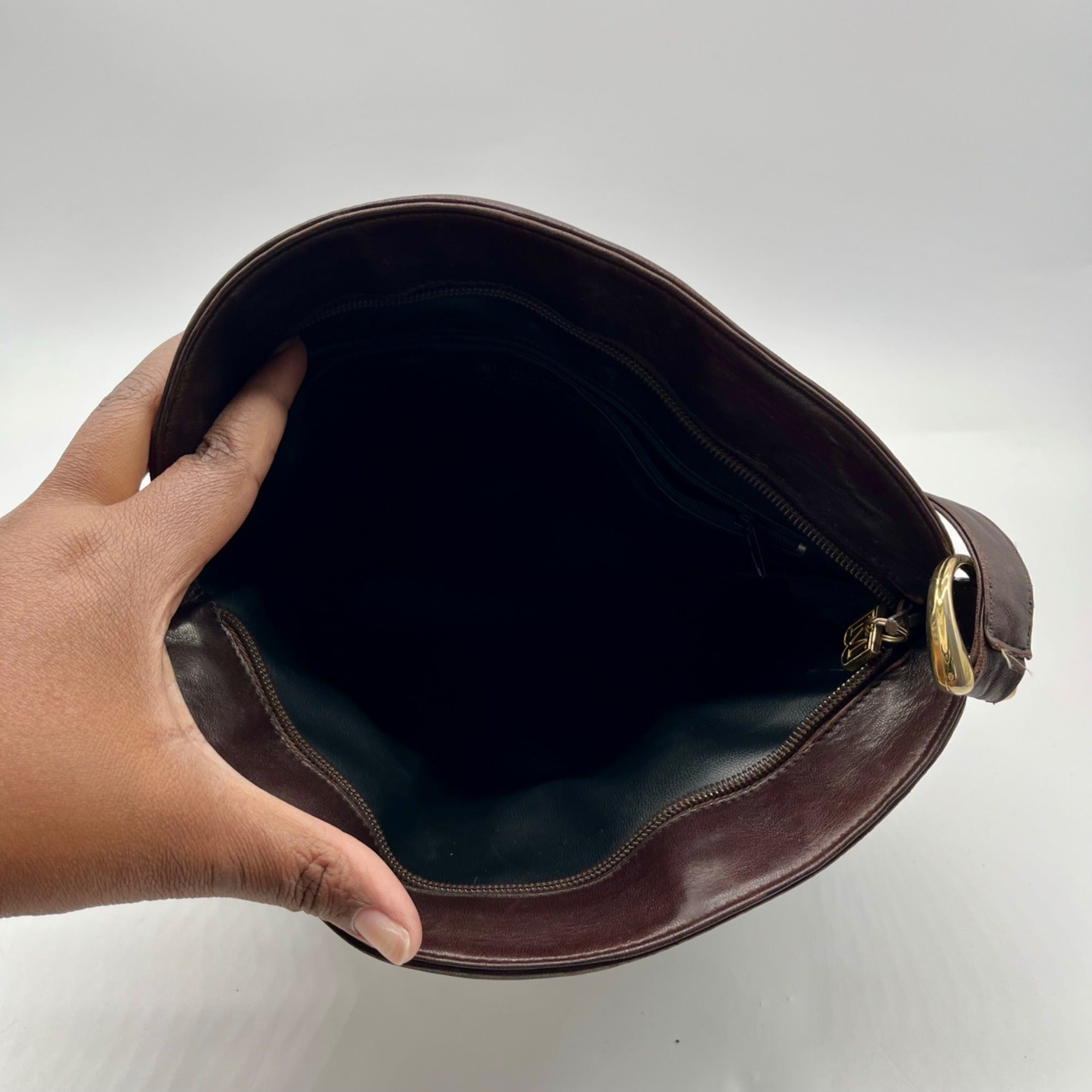 Bruno Magli Brown Leather Crossbody