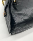Chanel Black Calfskin Leather 25 Chain Shoulder Bag
