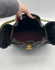 Chanel Black Calfskin Leather 25 Chain Shoulder Bag